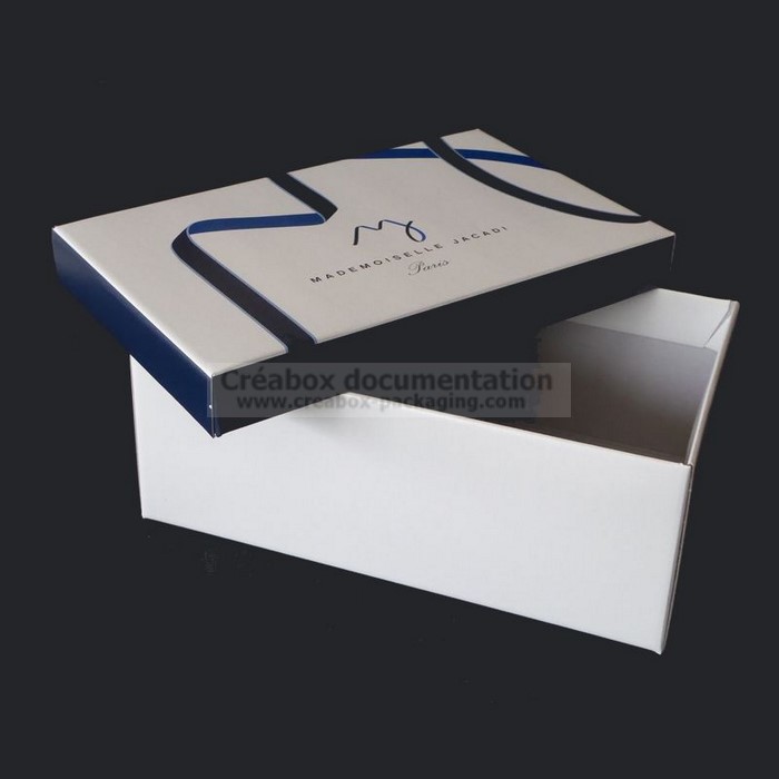 boîte à chaussures en carton pliable avec logo personnalisé pour emballage  chaussures